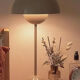 Scandinavian vintage white lamp