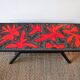 Table basse des "frères cloutier" en pierre de lave années 50