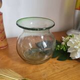 Blown Glass Ball Vase