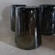 5 bubble glass water glasses