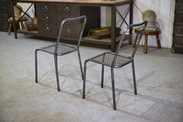 Paire de chaises attribuée à René Malaval 1950’s