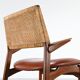 E. Knudsen, armchair model 48 for Jensen & Lykkegaard. Denmark, circa 1950.