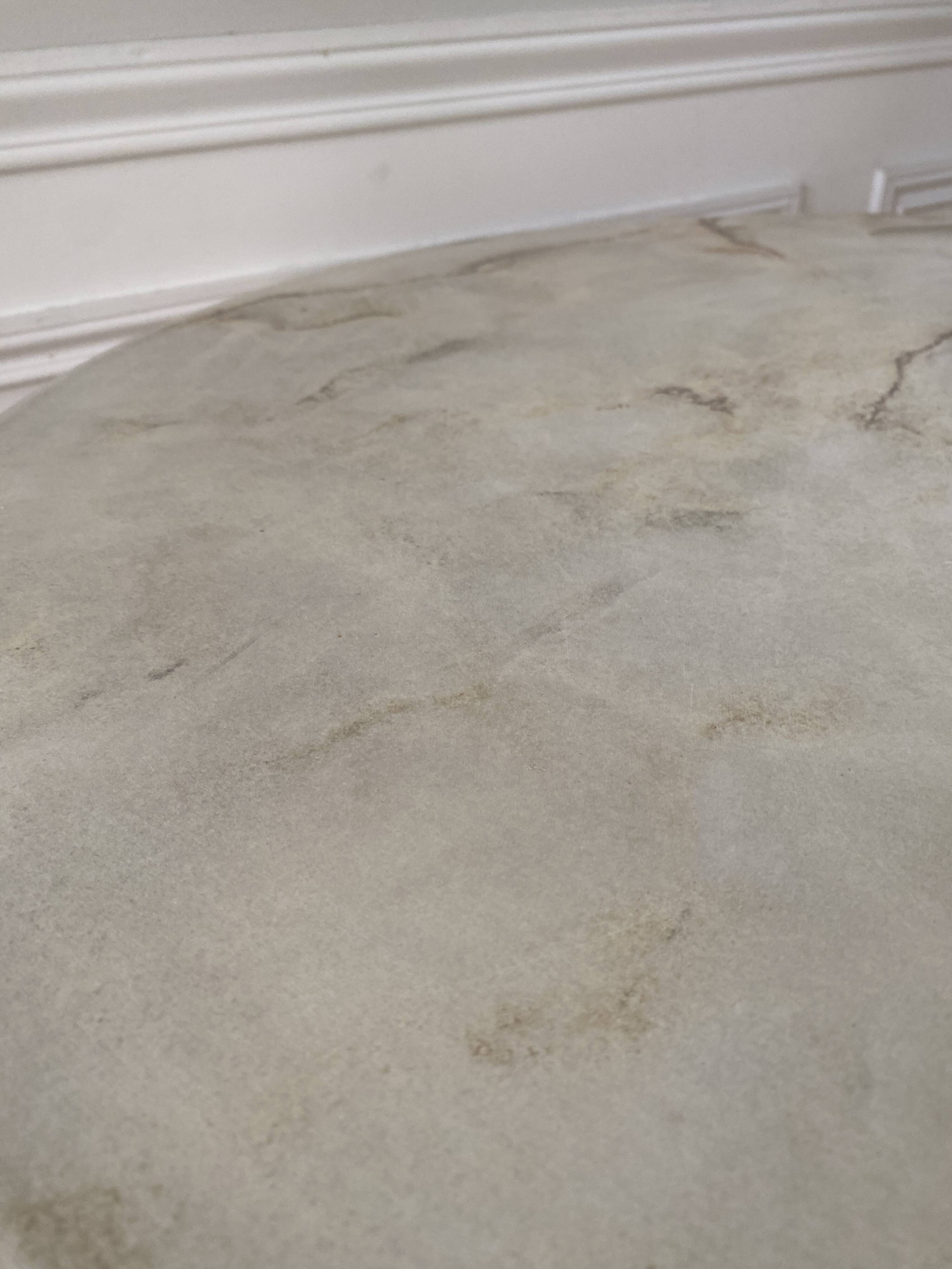 Bistro table, vintage side table, cast iron legs, imitation resin top