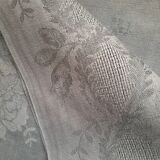 Damask linen tablecloth