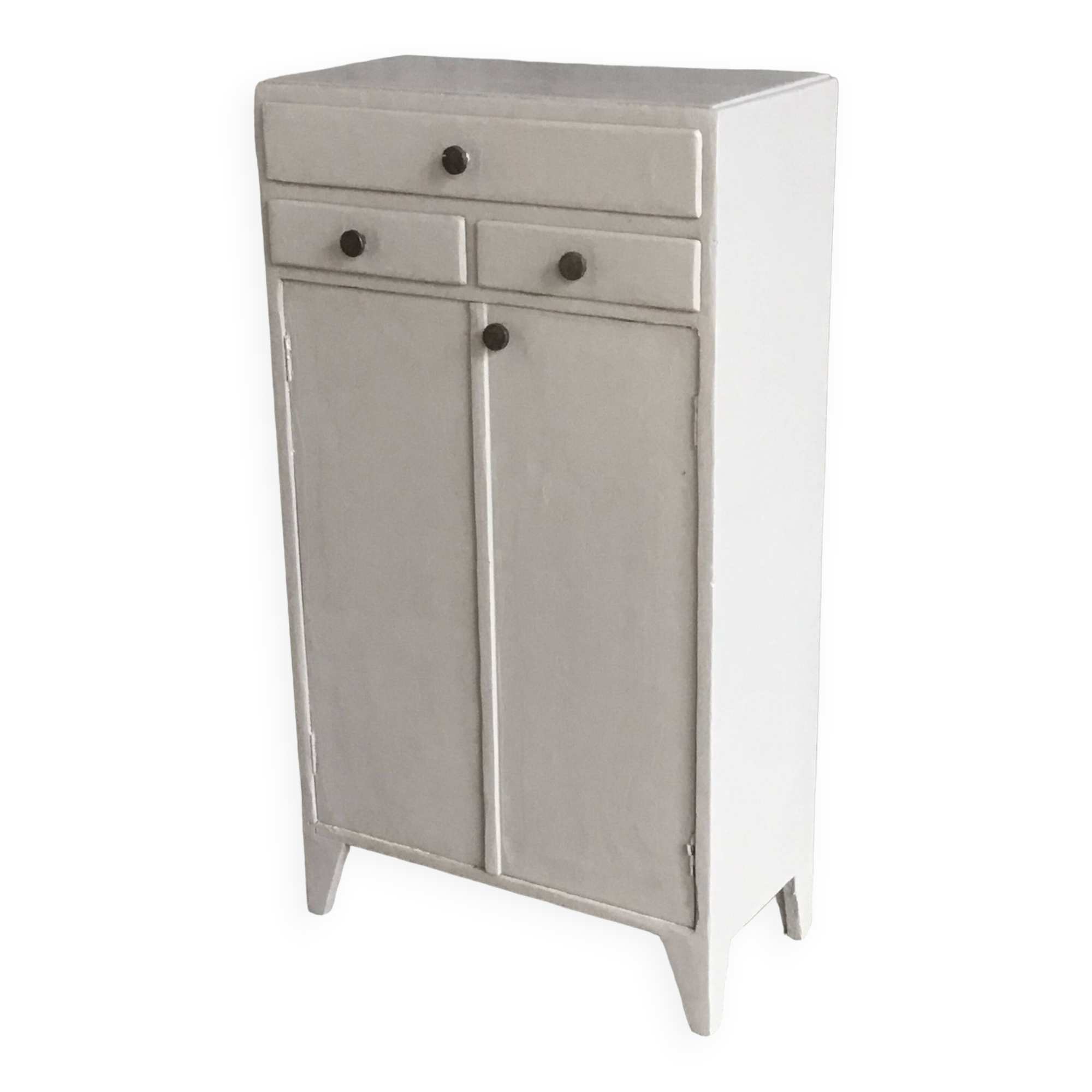 Occasional furniture with drawers and cupboard - vintage mid 20th century