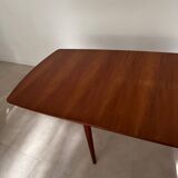 Vintage teak Scandinavian extendable dining table