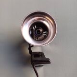 80's black clamp spot lamp
