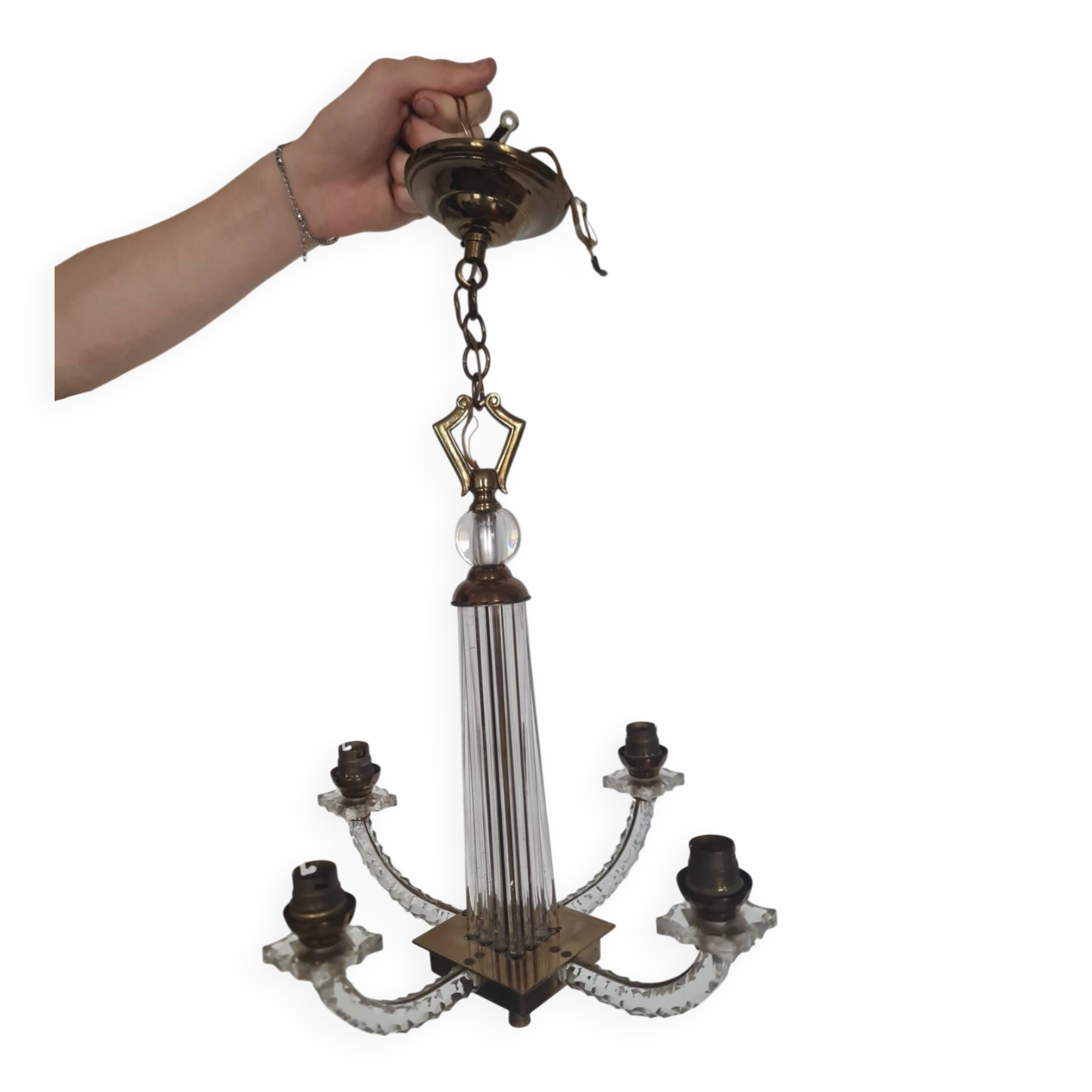 Chandelier Jacques Adnet