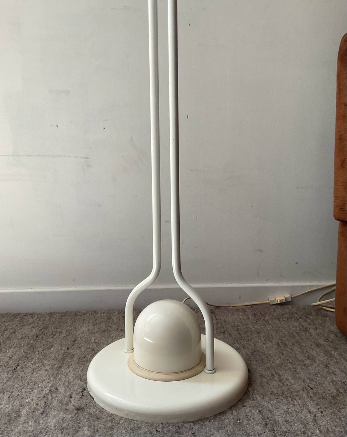 Vintage reading floor lamp from the 70s and 80s