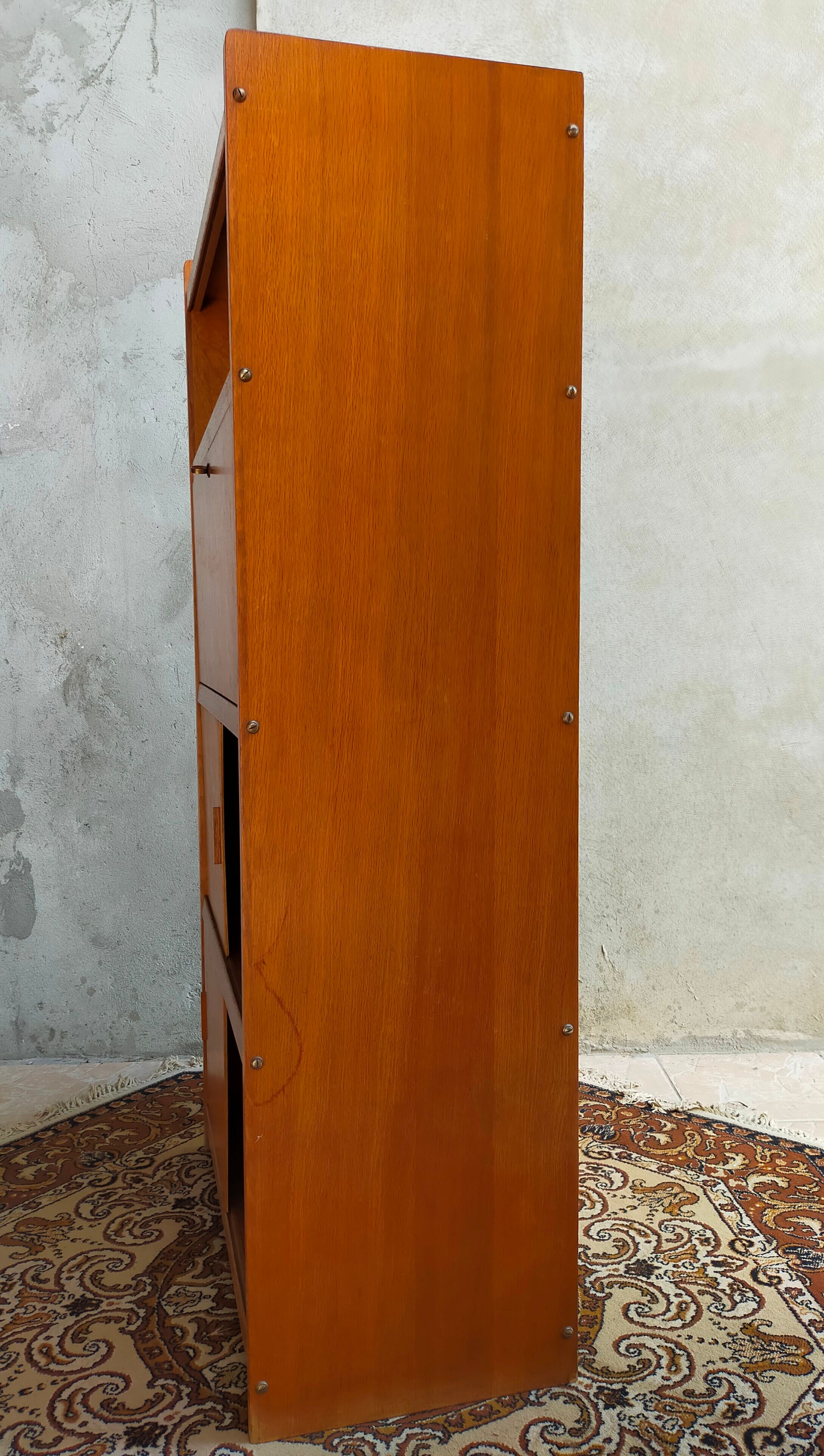 Vintage oak secretary