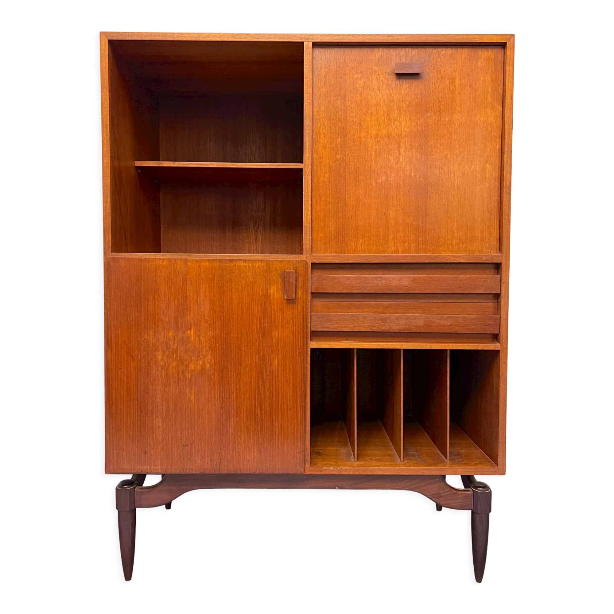 Mid-century Italian wood sideboard from 50s