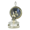 lampe à pétrole vintage avec miroir réflécteur