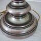 Old turned wooden lamp foot