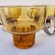 Amber glass cups