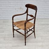 1970s, Italian design by Fratelli Levaggi, 2 armchairs, model "Campanino".