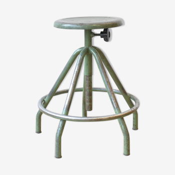 Industrial metal stool