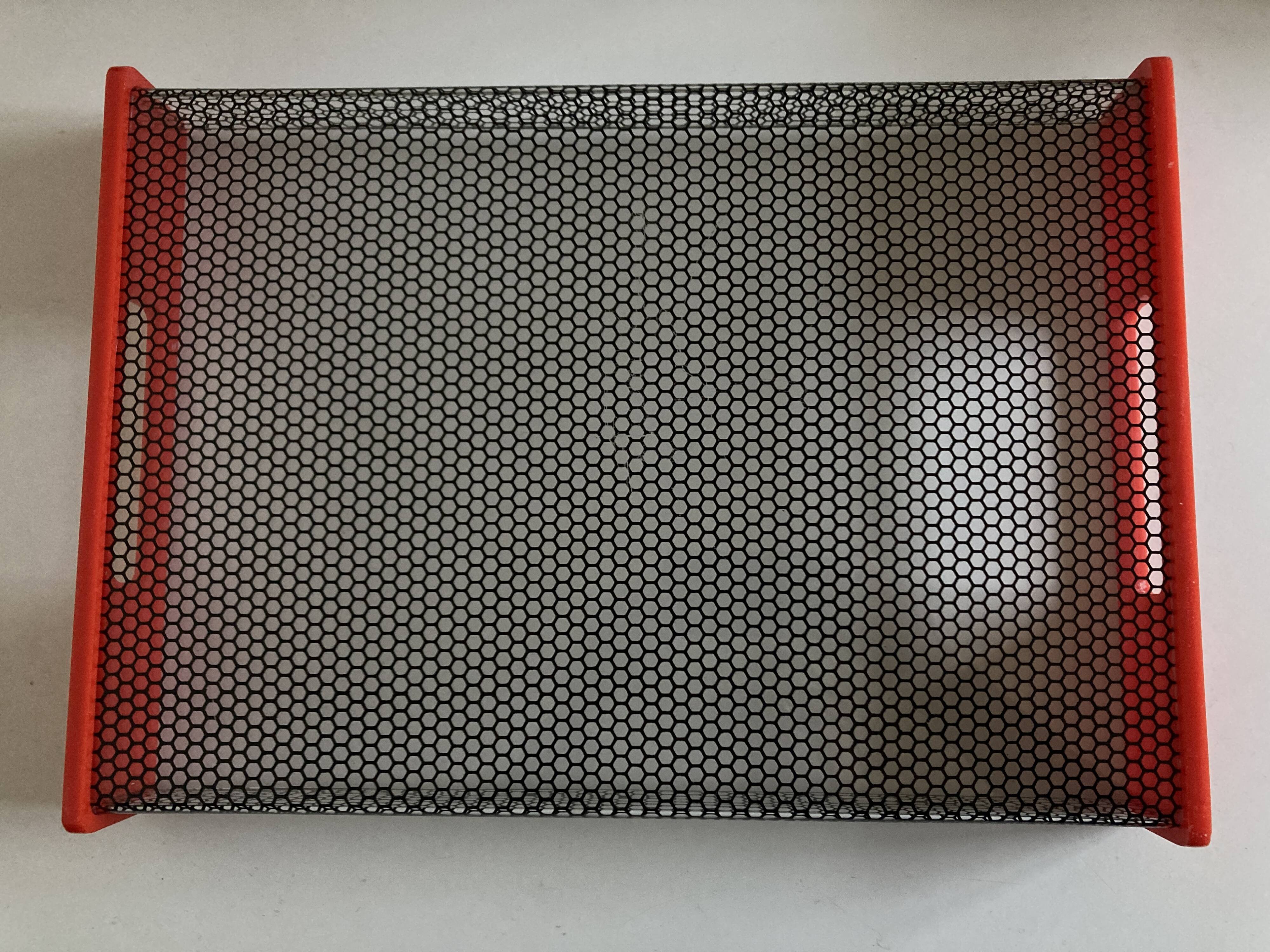 Plexiglas tray, Italian work, 1980