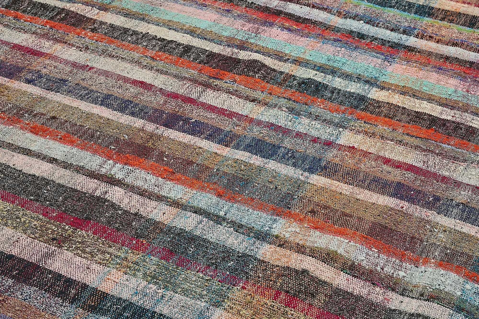 Turkish Handwoven Flatweave Chaput Kilim 198 cm x 336 cm