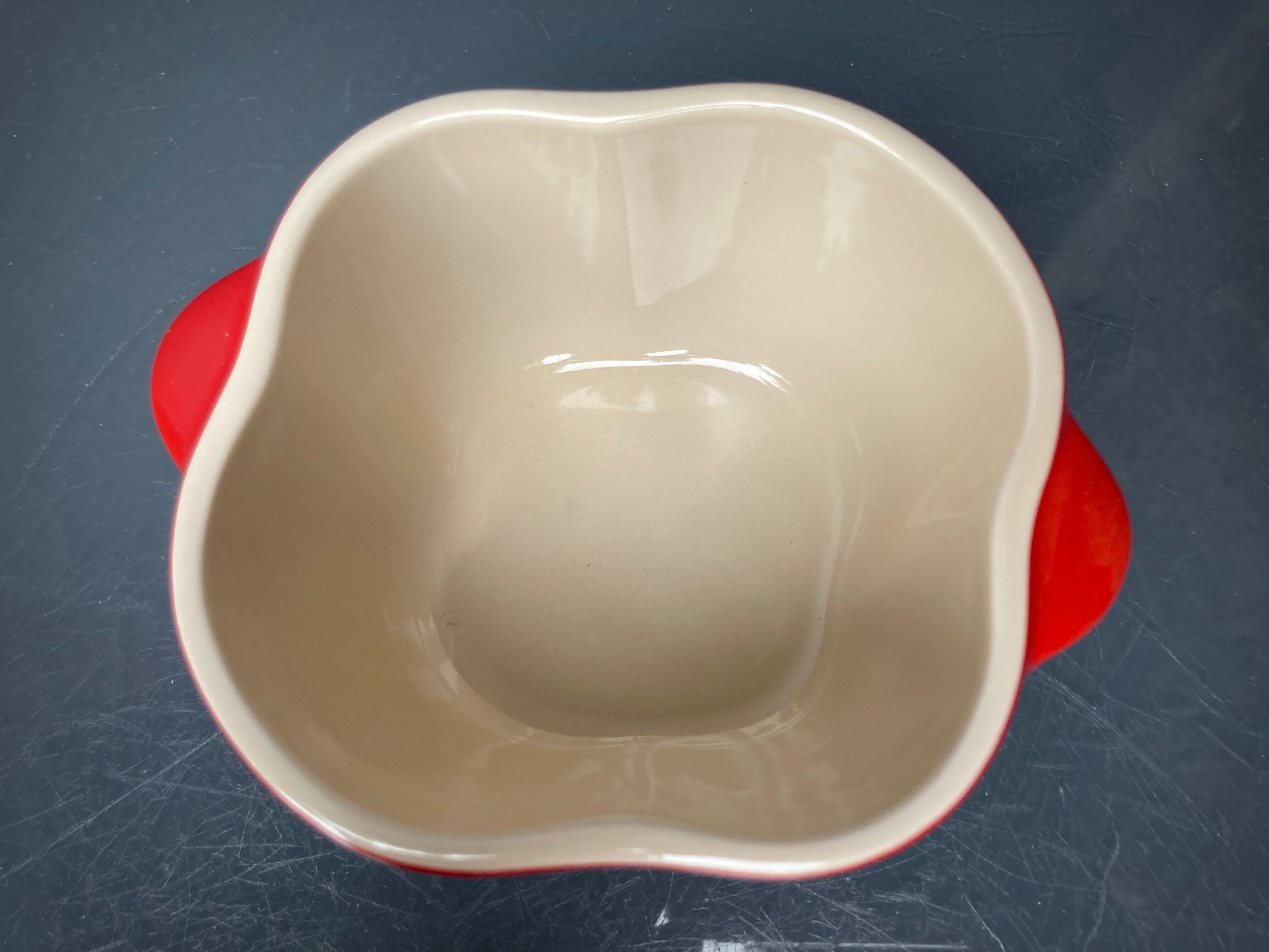 Four Le Creuset ceramic casseroles