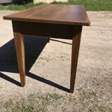 Restored walnut farm table