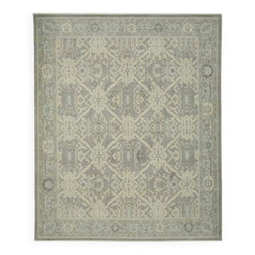 Tapis Oushak turc fabriqué à la main 305 cm x 376 cm