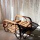 Mid-century adjustable rattan lounge chair with retractable footrest, Japan