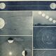 Gravure ancienne 1928, Terre, astronomie, composition, planète • Lithographie, illustration original
