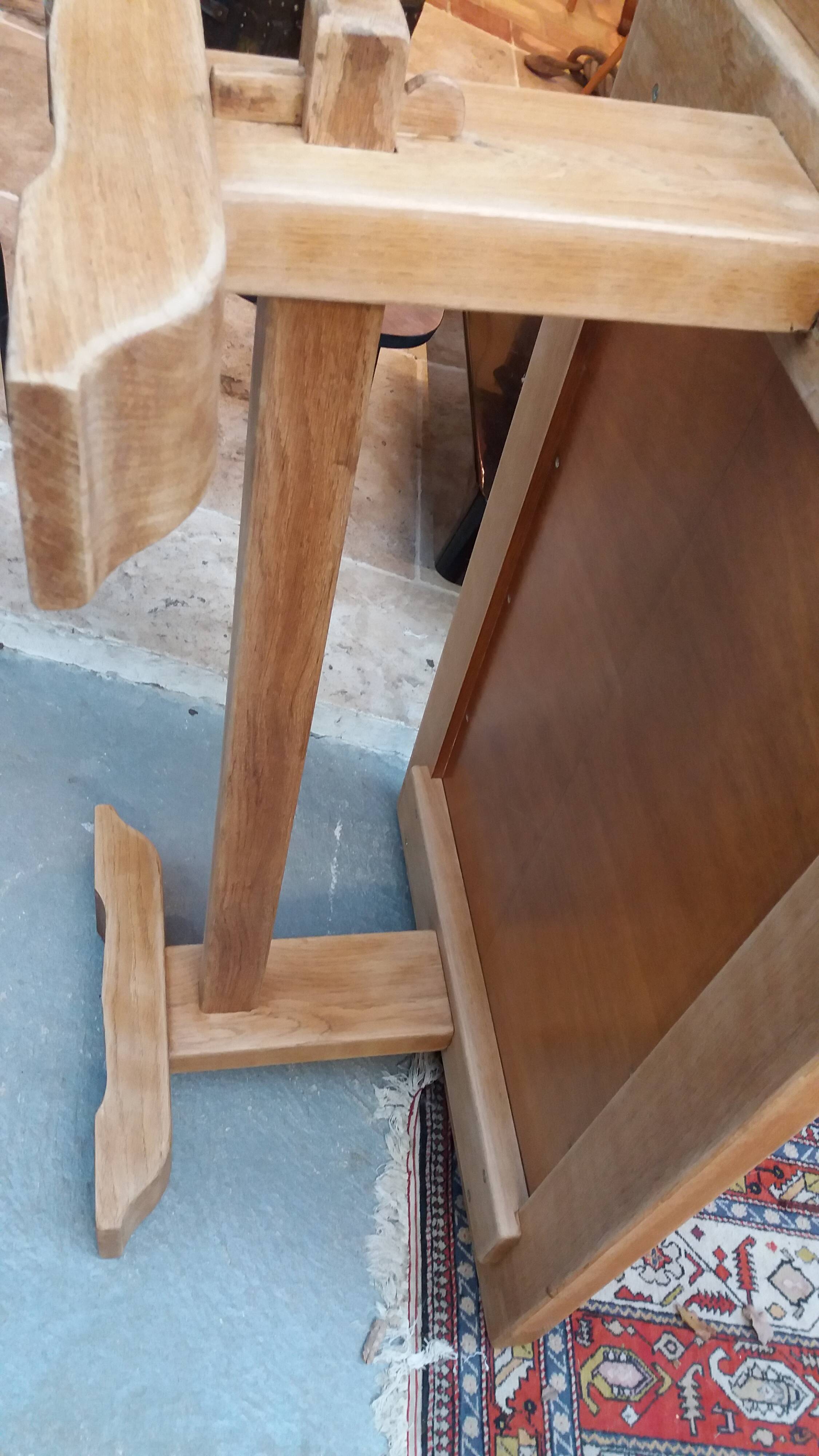 Wood and ceramic coffee table