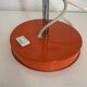 Lampe vintage 1960 Monteuse Delmas bureau orange carotte  - 44 cm