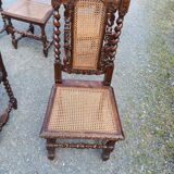 6 Louis XIII style chairs