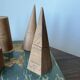 Vintage antique wooden geometric educational shapes. Italy, early 20th C