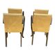 Lot de 4 fauteuils bridge
