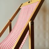 Chilienne en bois vintage pour poupée