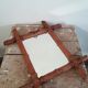 Mirror bamboo wooden 35x41cm