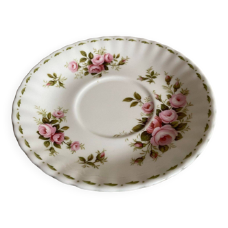 Royal Albert saucer with rose decor