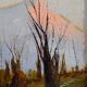 Old Winter Landscape Painting Signed Paul Berthier 1900