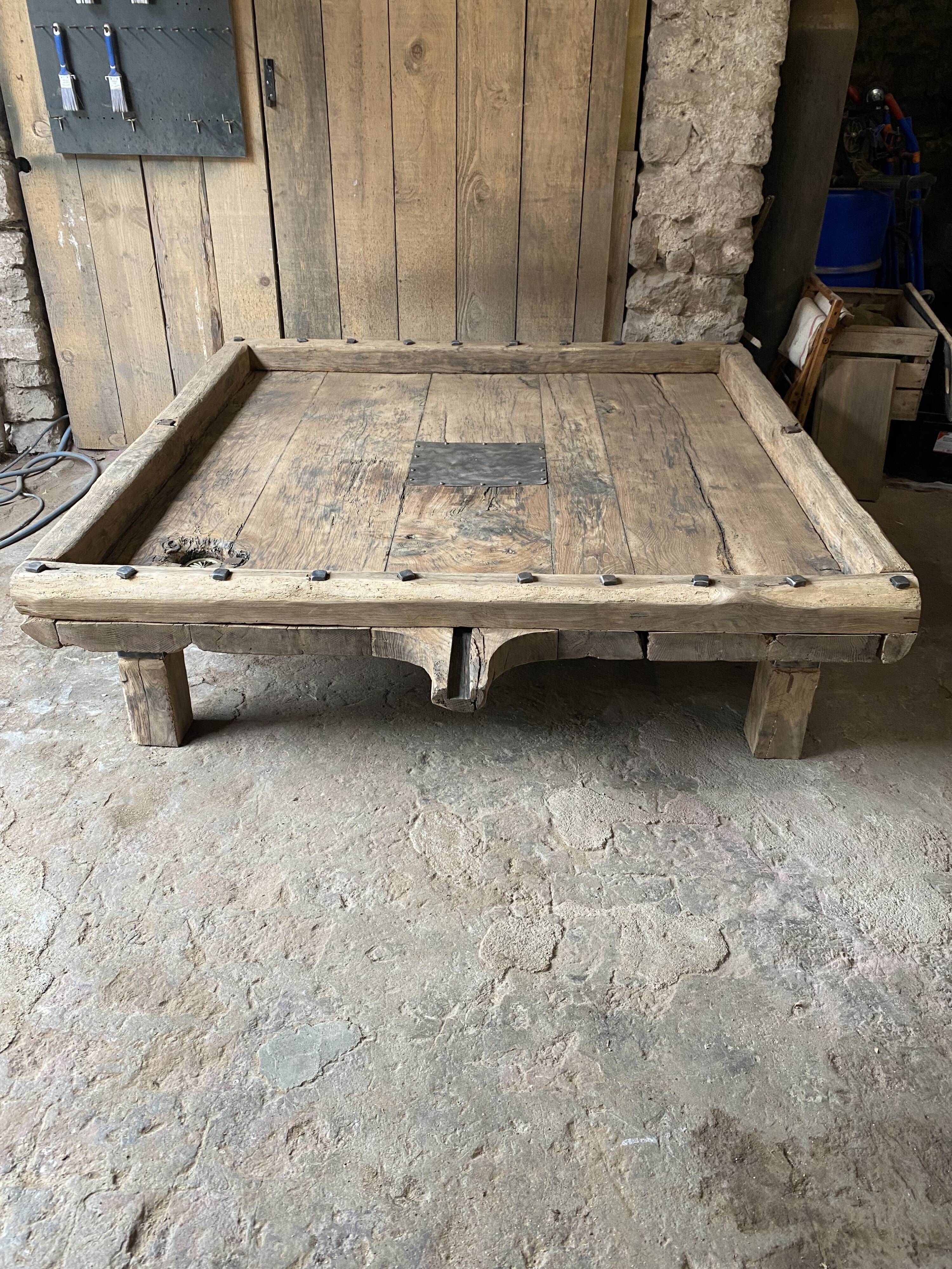 Unusual press coffee table