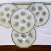 4 oyster plates Moulin des Loups 2106174