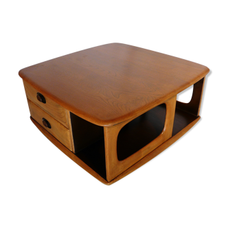 Ercol Scandinavian square coffee table