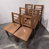 Statement chairs 1960s, Set of 6