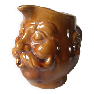 Old anthropomorphic pitcher Vins Fins Brocard Pichot jug bistro estaminet