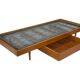 Vintage daybed 1960s minimalist design with drawer in wood