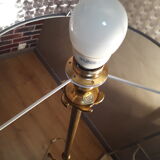 floor lamp bronze1960 a70 foot bronze label paris state very correct abatjour 38x20cm sending possible