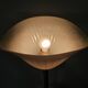 Italian floor lamp with pink Murano glass and brass foot