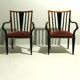 Pair of Large Palace Armchairs, Art Deco, Austria 1920