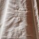 Old large linen sheet monogrammed CP