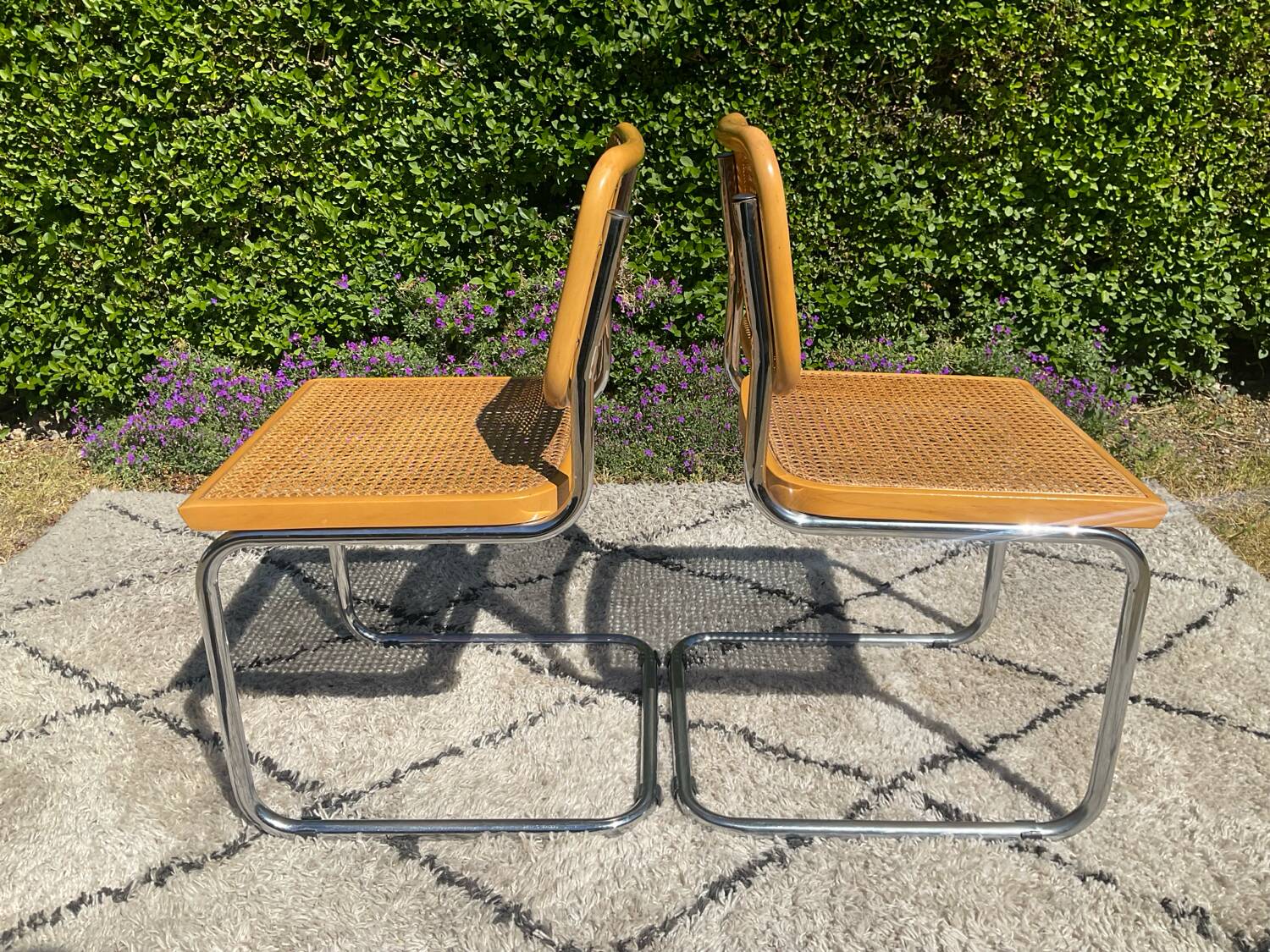 Paire de chaises Marcel Breuer Cesca B32