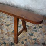 Old farm bench in cherry