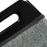 1960s Scandinavian Black Lacquered Stool