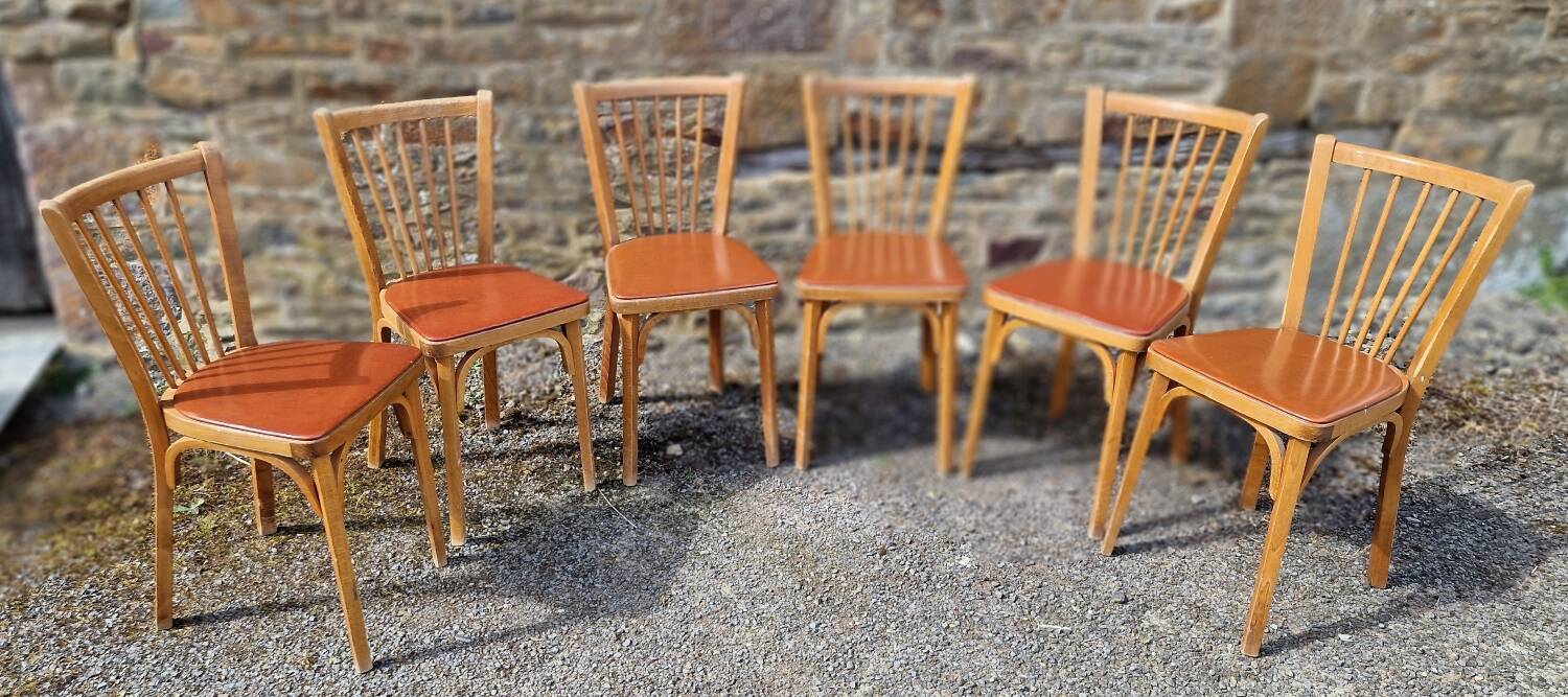 Set de 6 chaises Baumann 70's